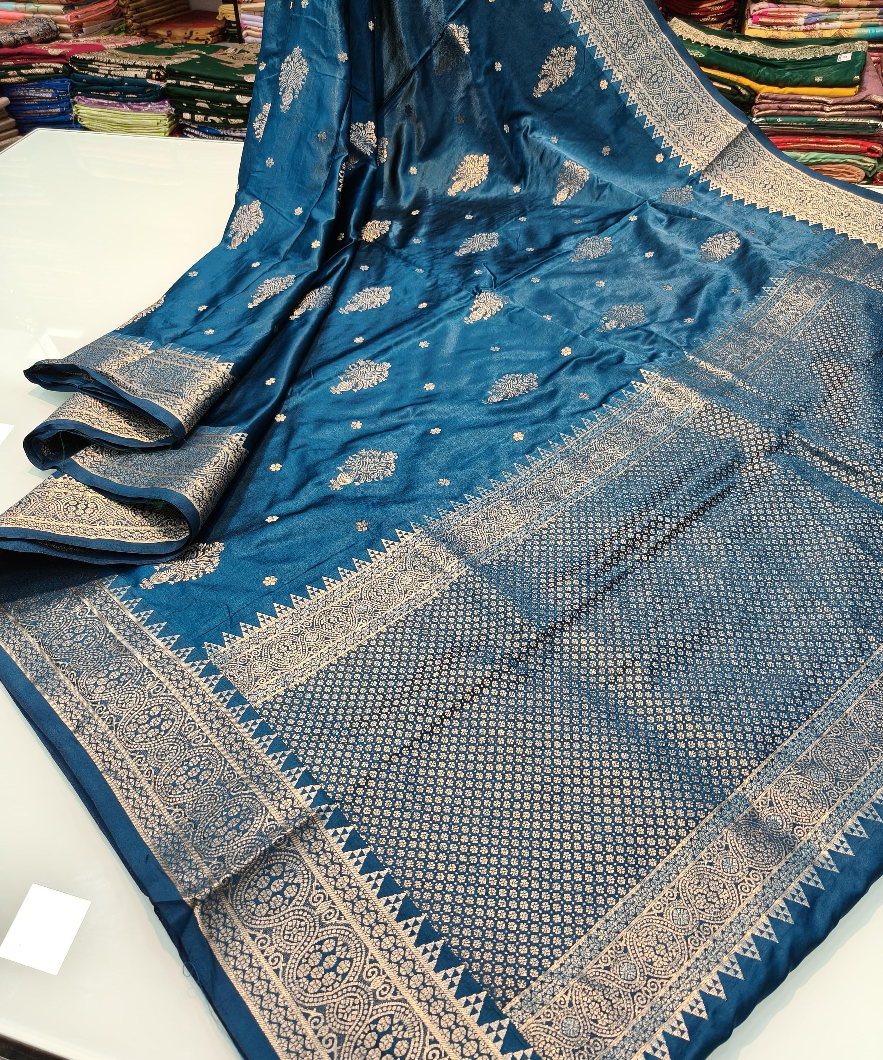 Pure Banarasi Gold Silk Saree