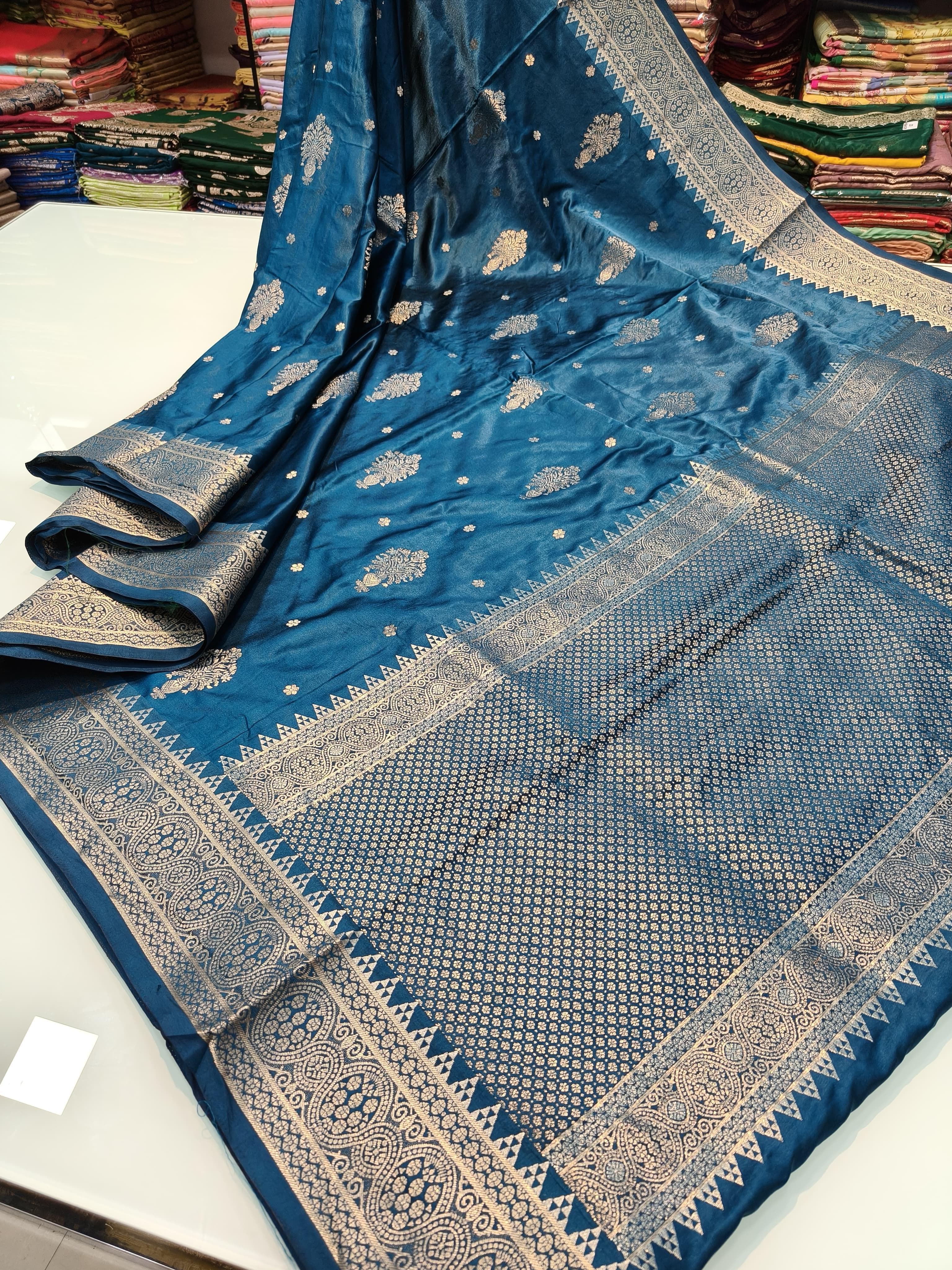 Pure Banarasi Gold Silk Saree