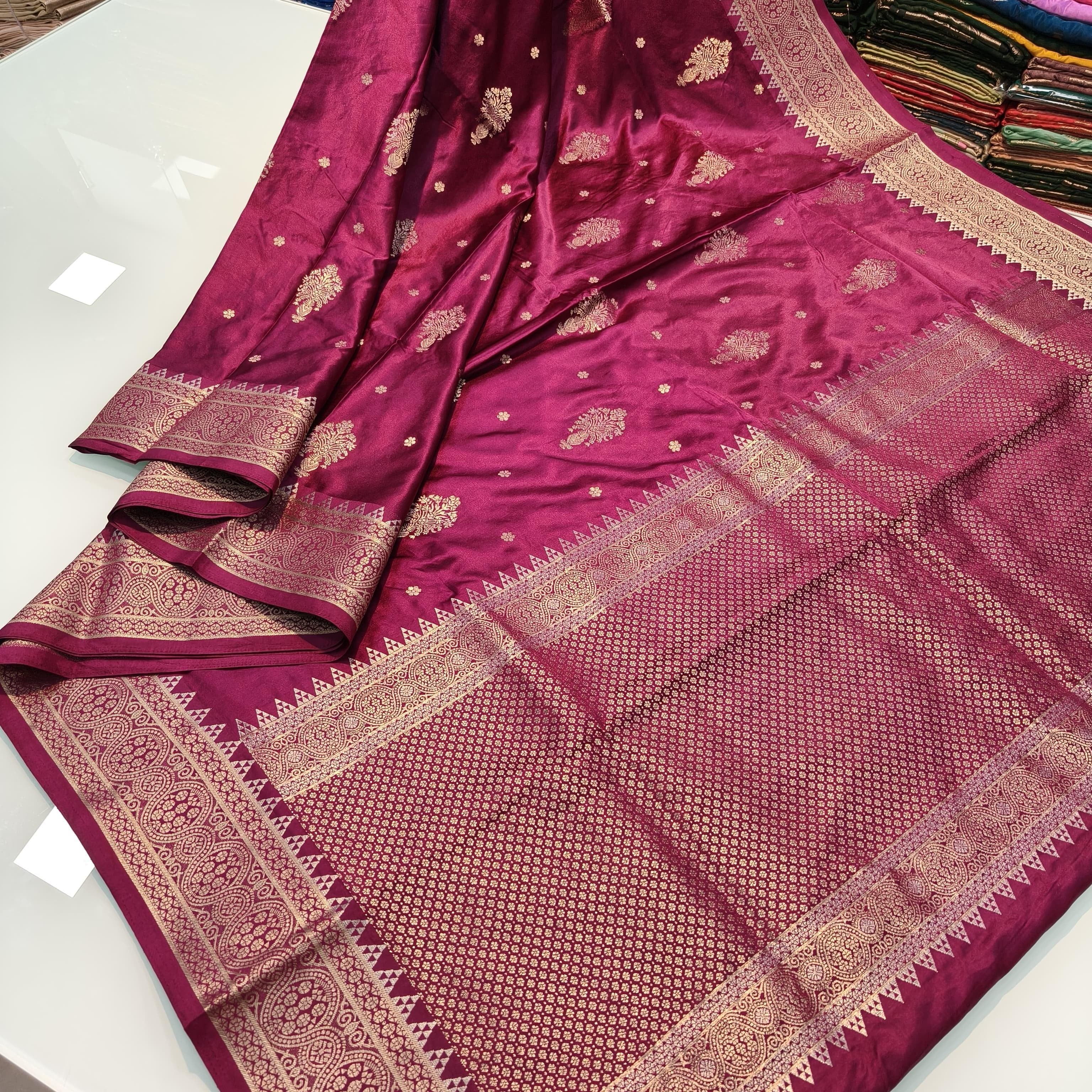 Pure Banarasi Gold Silk Saree