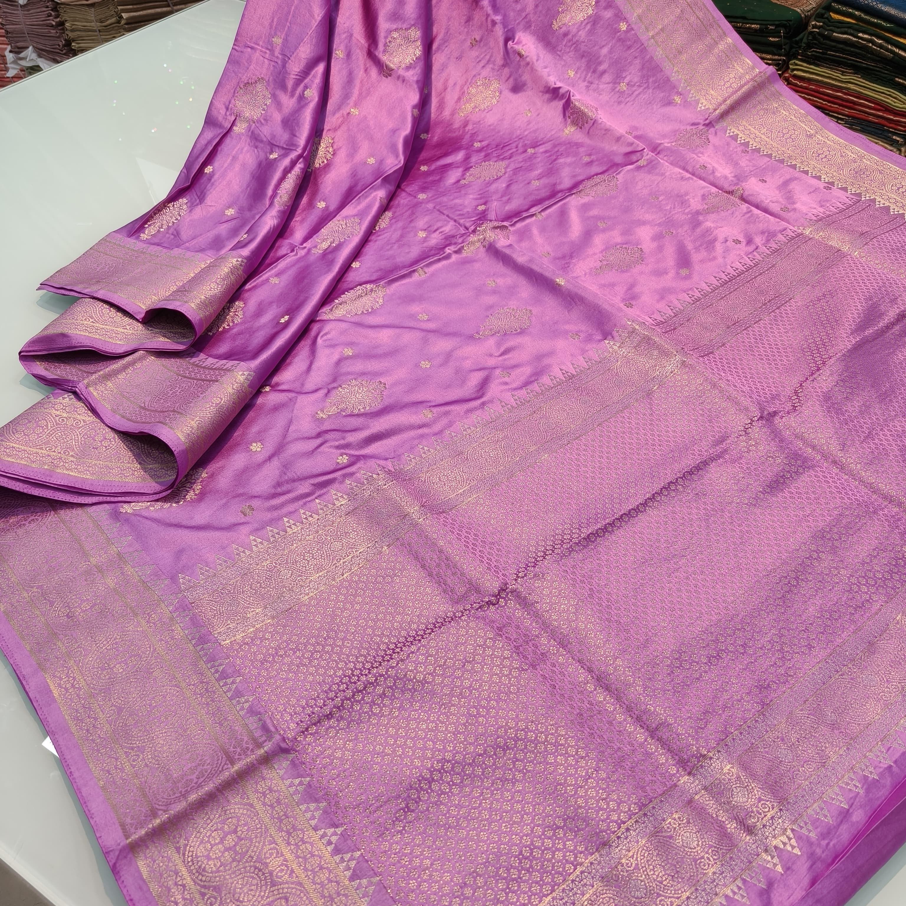 Pure Banarasi Gold Silk Saree