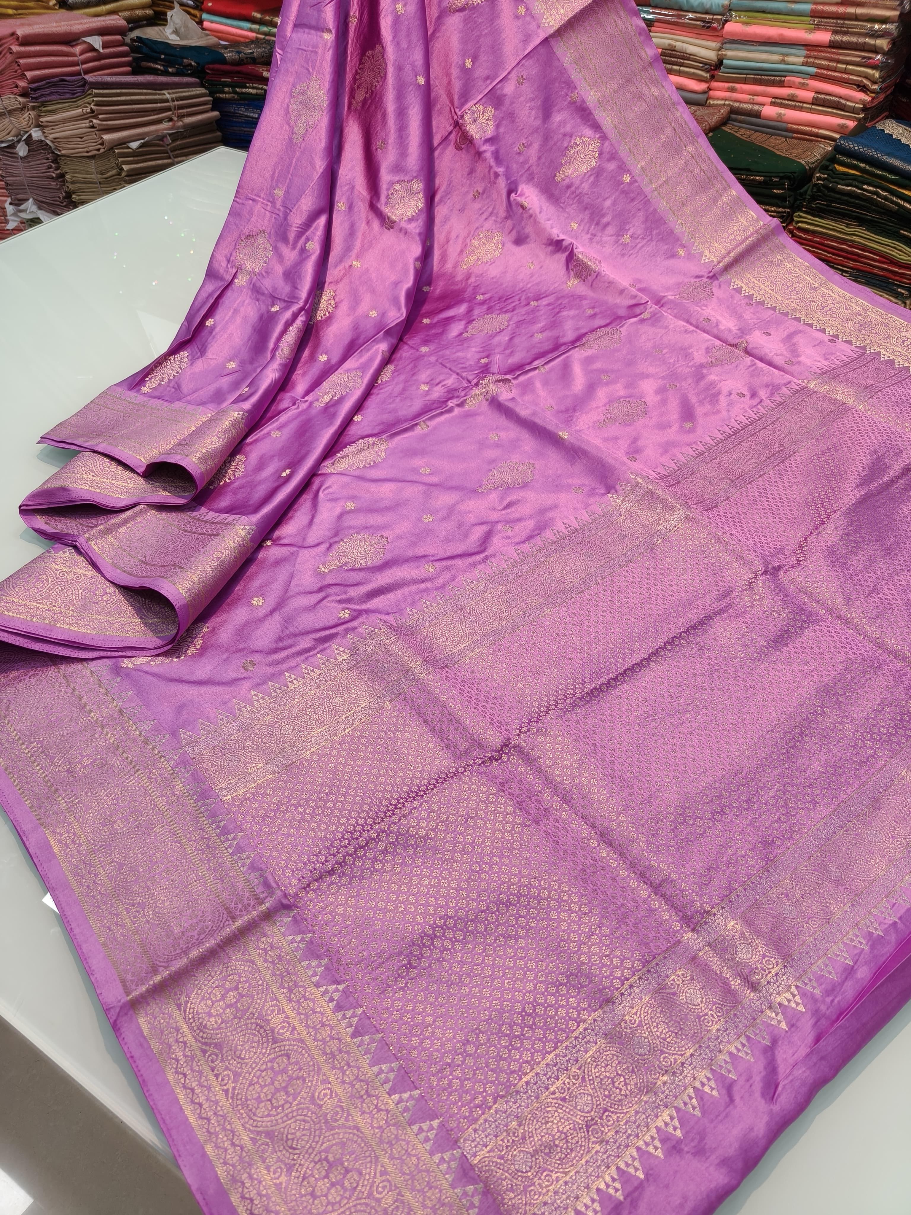 Pure Banarasi Gold Silk Saree