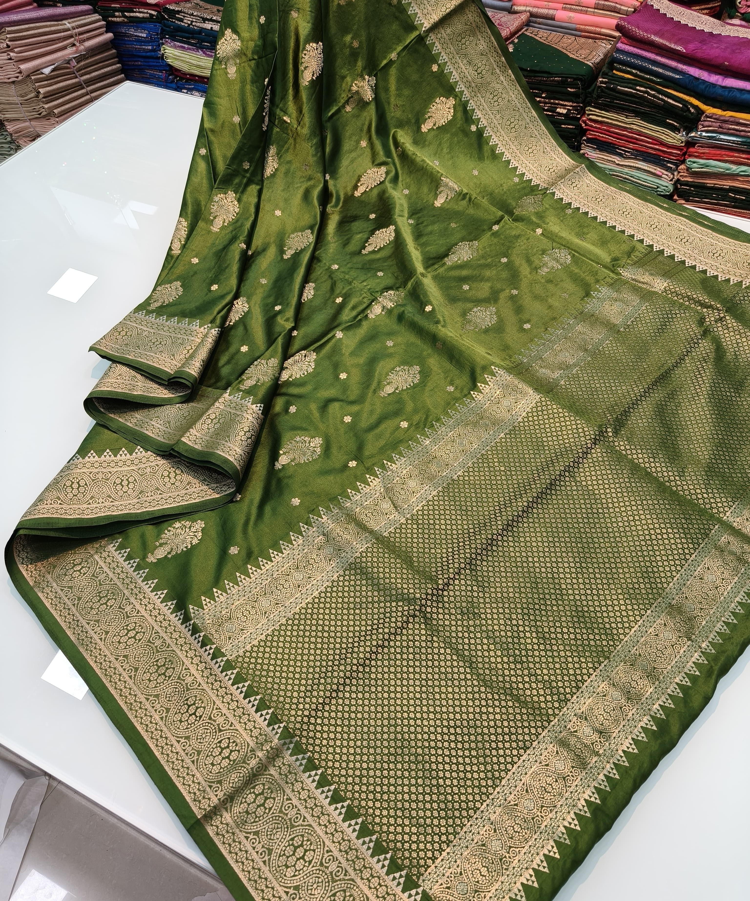 Pure Banarasi Gold Silk Saree