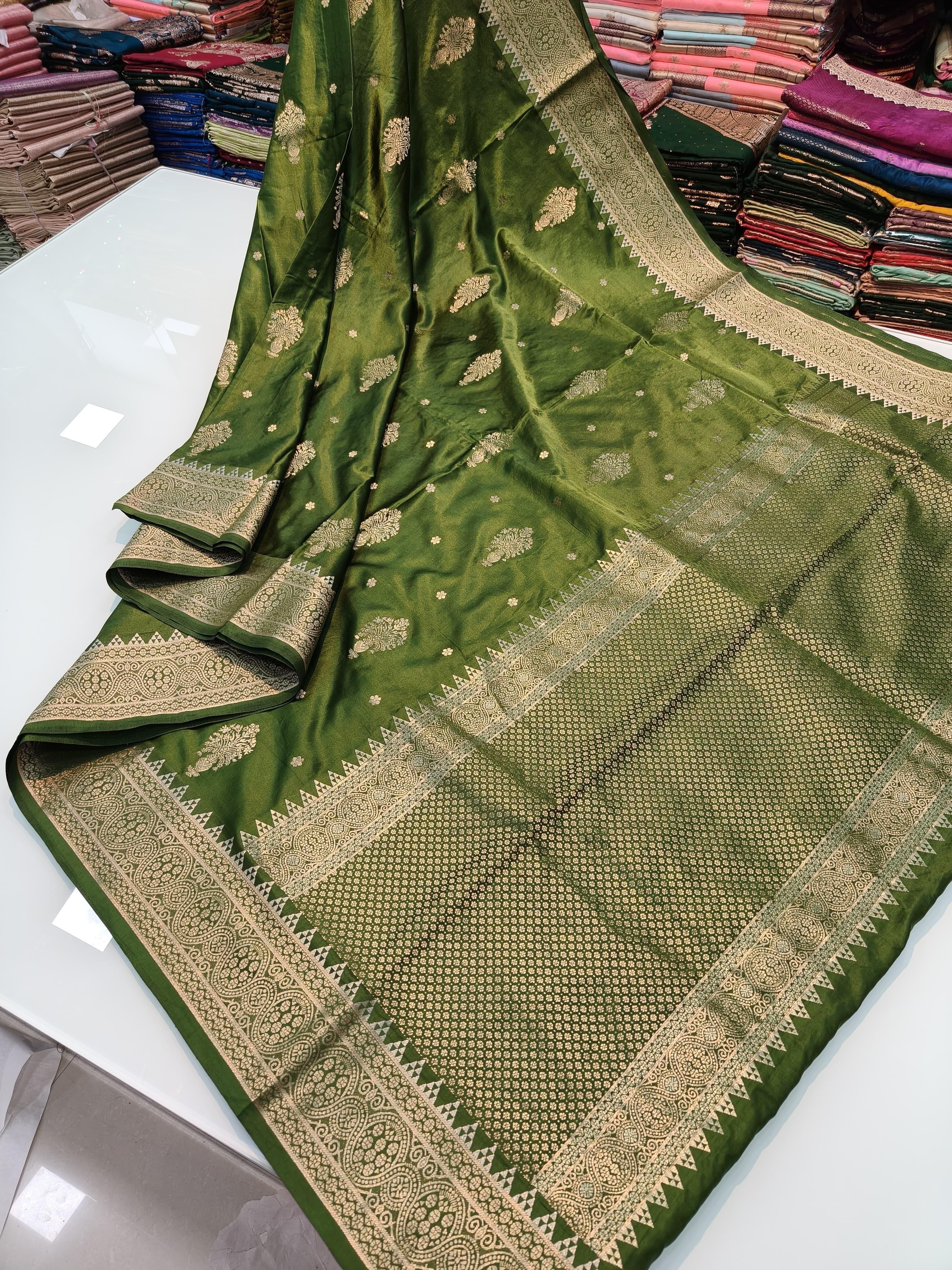 Pure Banarasi Gold Silk Saree