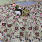 Premium Flowerd Embroidered Lehenga