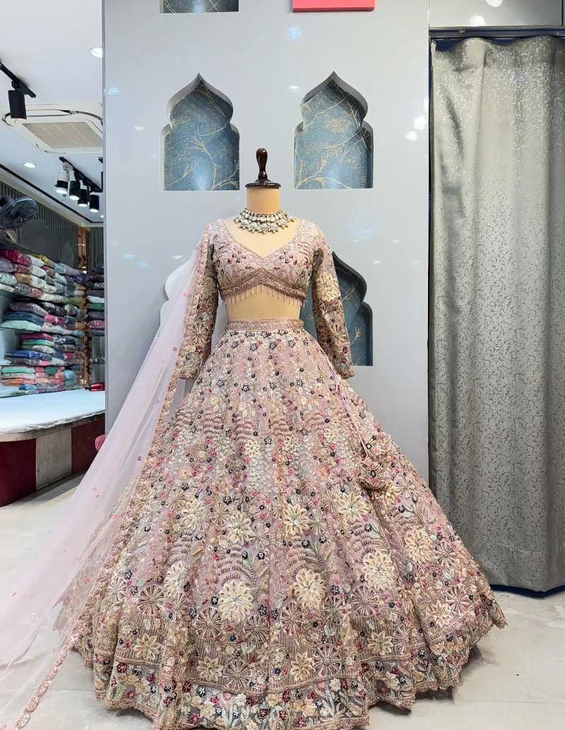 Premium Flowerd Embroidered Lehenga