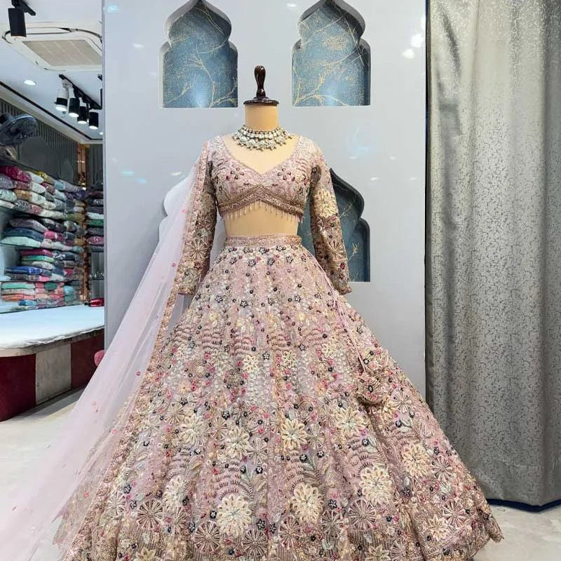 Premium Flowerd Embroidered Lehenga