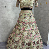 Premium Flowerd Embroidered Lehenga