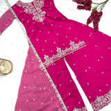 Light Pink Beautiful Kurti Plazzo