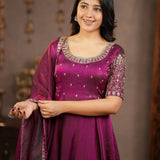 Elegant Georgette Anarkali Suit