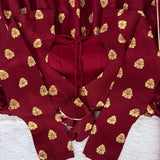 Charming Maroon Silk Anarkali Suit