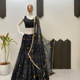 Festive Bandhej Georgette Lehenga