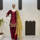 Exclusive Satin Pakistani Suit