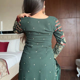 Green Partylook Georgette Sharara