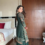 Green Partylook Georgette Sharara
