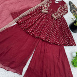 Stunning Crunchy Flared Suit