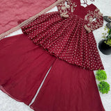 Stunning Crunchy Flared Suit
