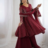 Stunning Crunchy Flared Suit