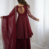 Stunning Crunchy Flared Suit