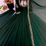Classy Faux Georgette Anarkali Gown