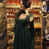 Classy Faux Georgette Anarkali Gown