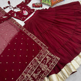 Elegant Georgette Navratri Lehenga