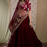 Elegant Georgette Navratri Lehenga
