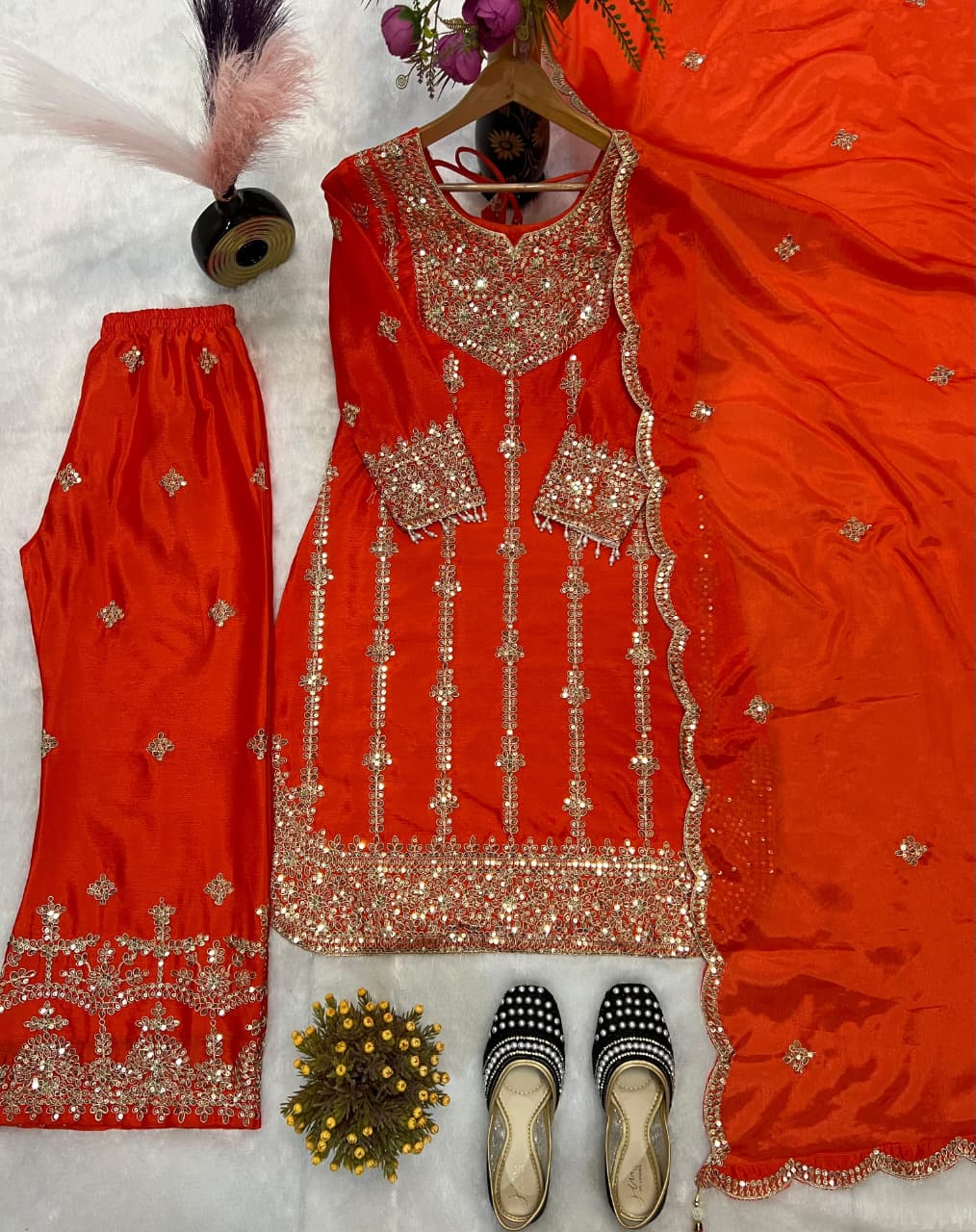 Heavy Classical Embroidered Suit