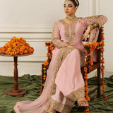 Elegance Peach Pakistani Suit
