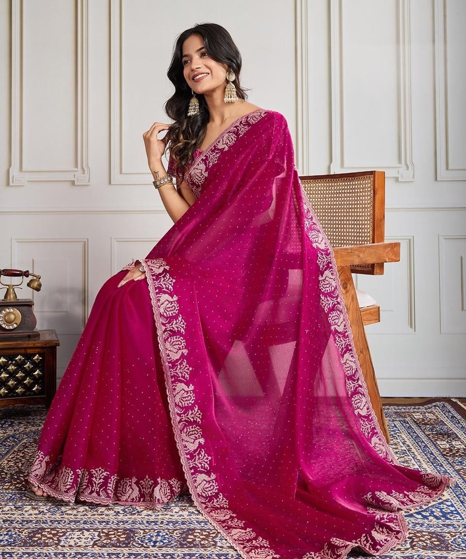 Beautifull Partylook Silk Saree