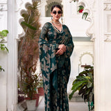 Lurex Blooming Floral Brasso Saree