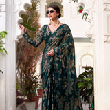 Lurex Blooming Floral Brasso Saree
