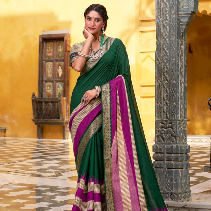 Royal Zari Border Cotton Saree