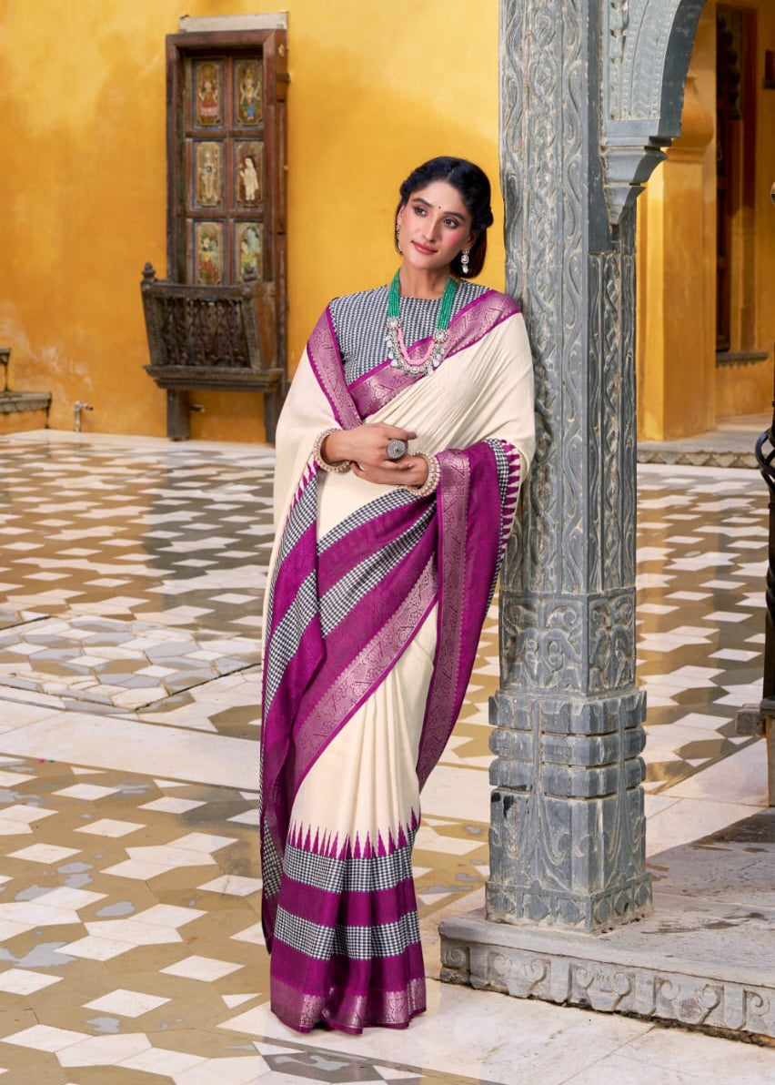 Royal Zari Border Cotton Saree