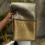 Exclusive Golden Zari Weaving Saree