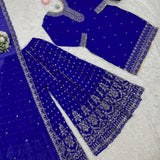 Elegant Ethnic Suit Sharara Set