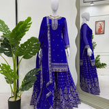 Elegant Ethnic Suit Sharara Set