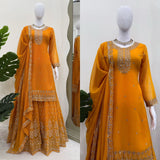 Elegant Ethnic Suit Sharara Set