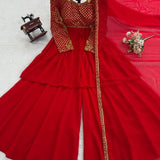 Modern Festive Georgette Suit
