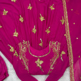 Classic Bird Georgette Suit