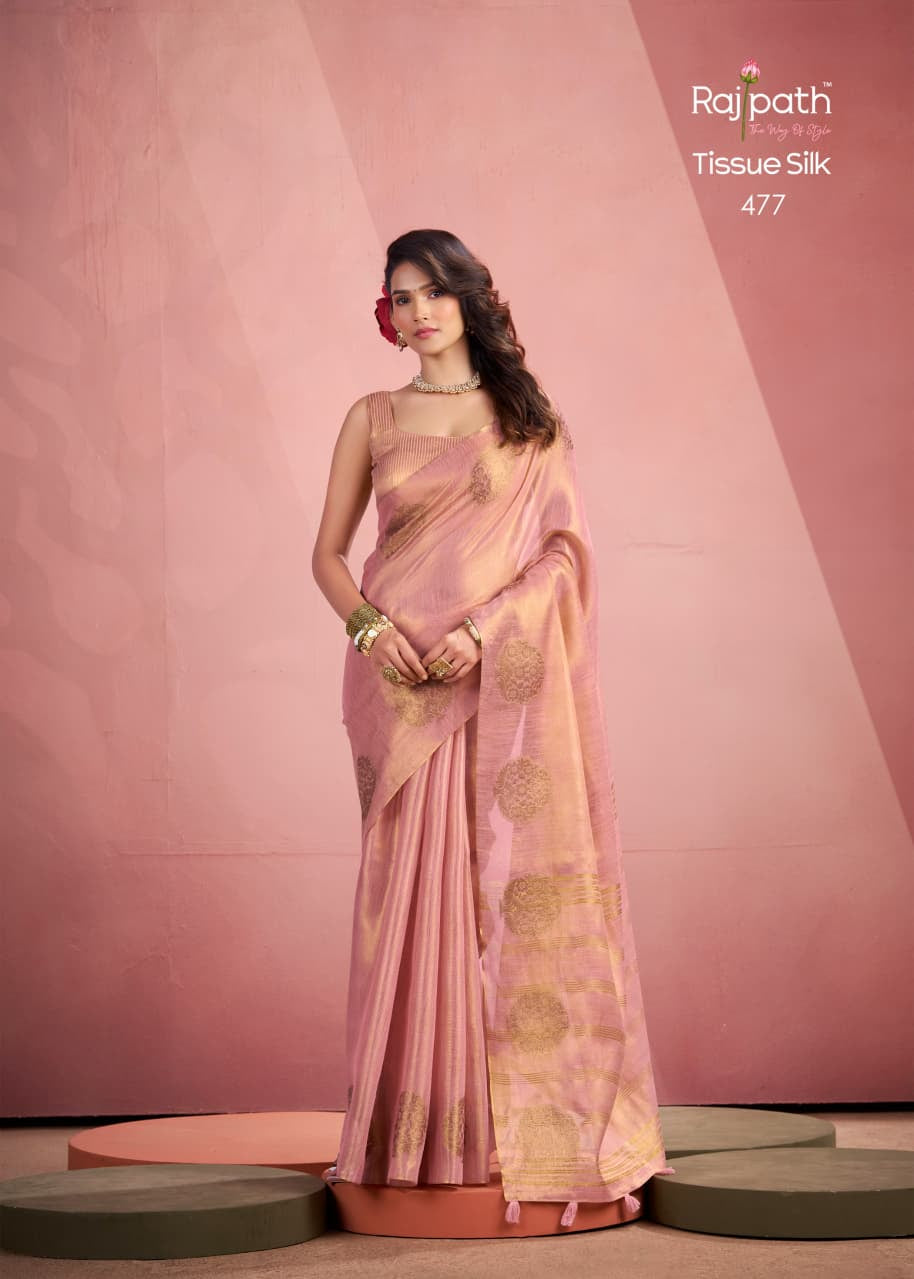 Wonderful Tissue Silk Saree Collection
