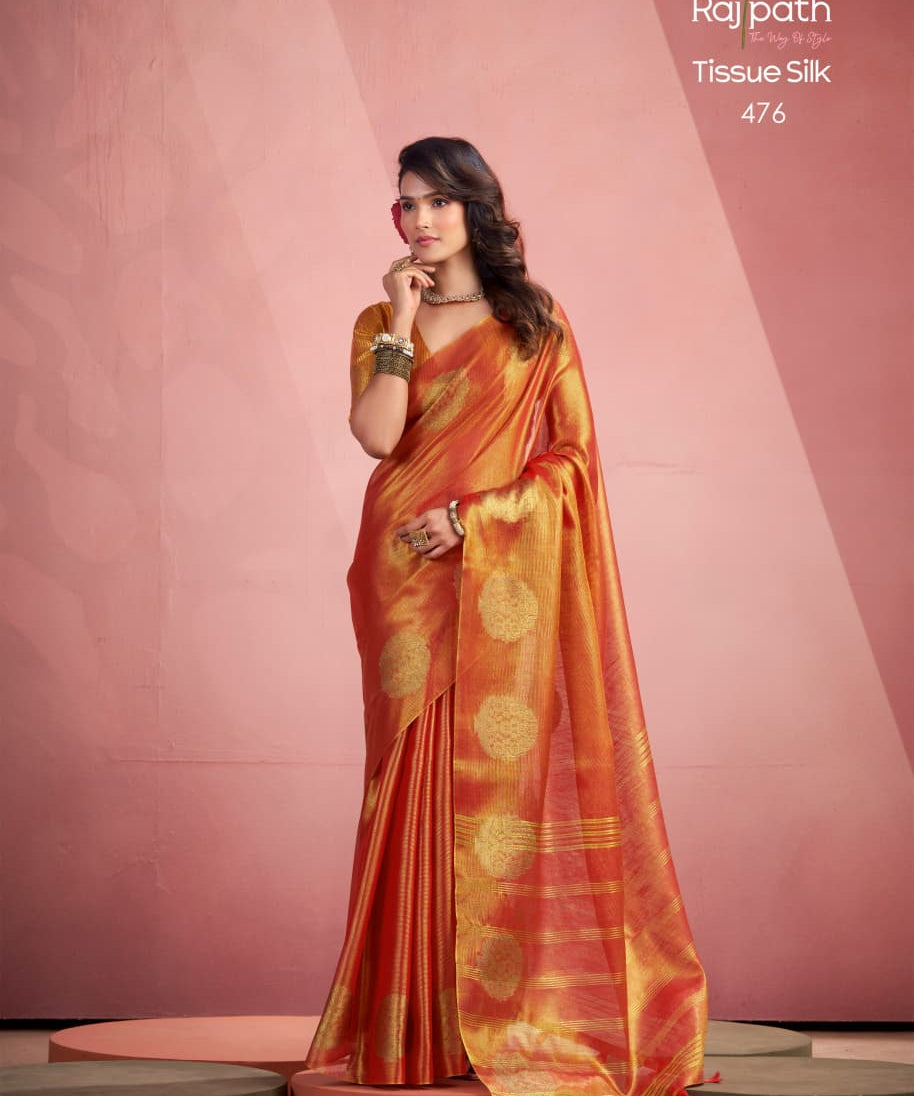Wonderful Tissue Silk Saree Collection