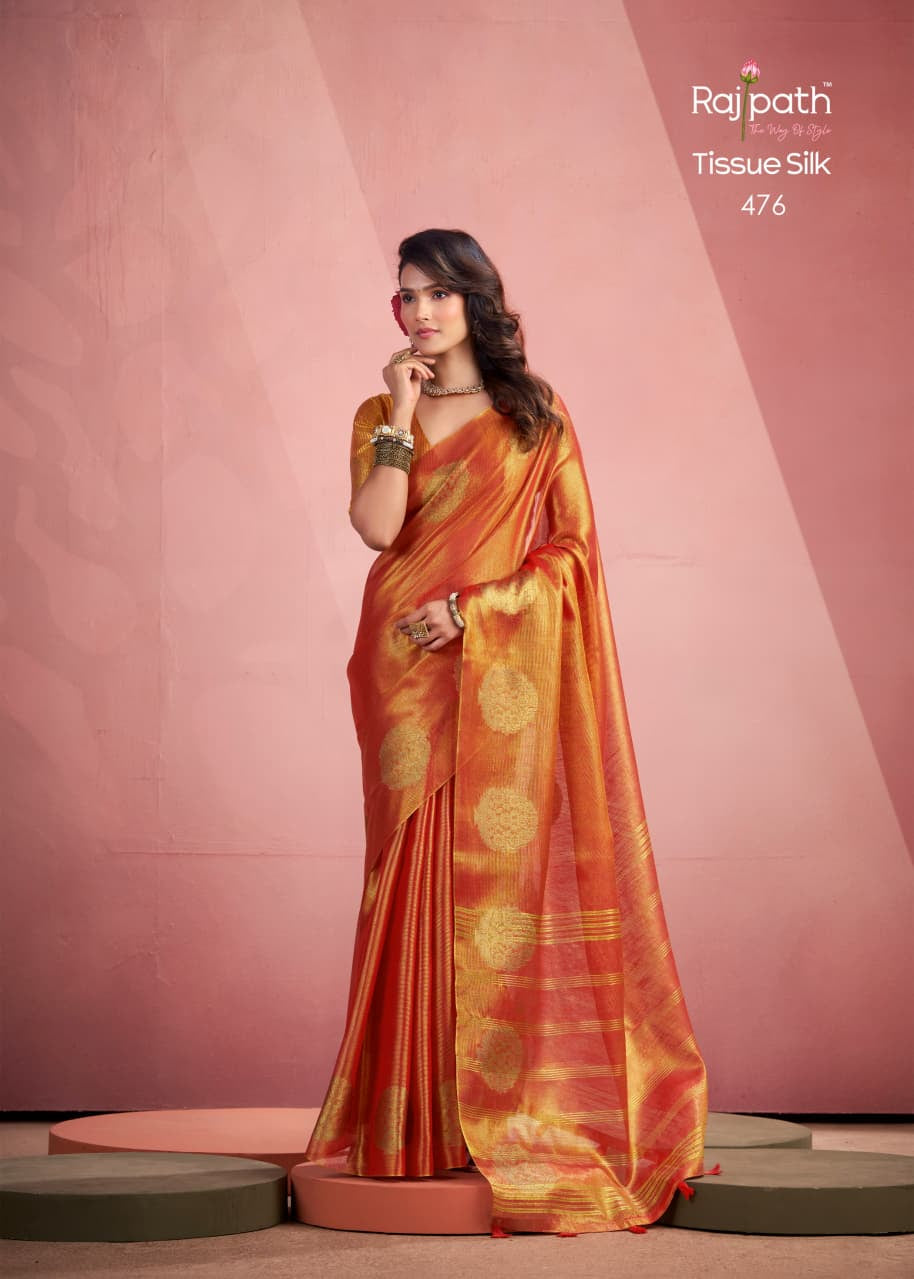 Wonderful Tissue Silk Saree Collection