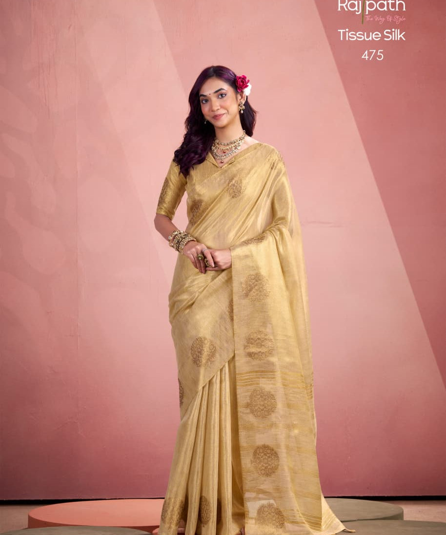 Wonderful Tissue Silk Saree Collection