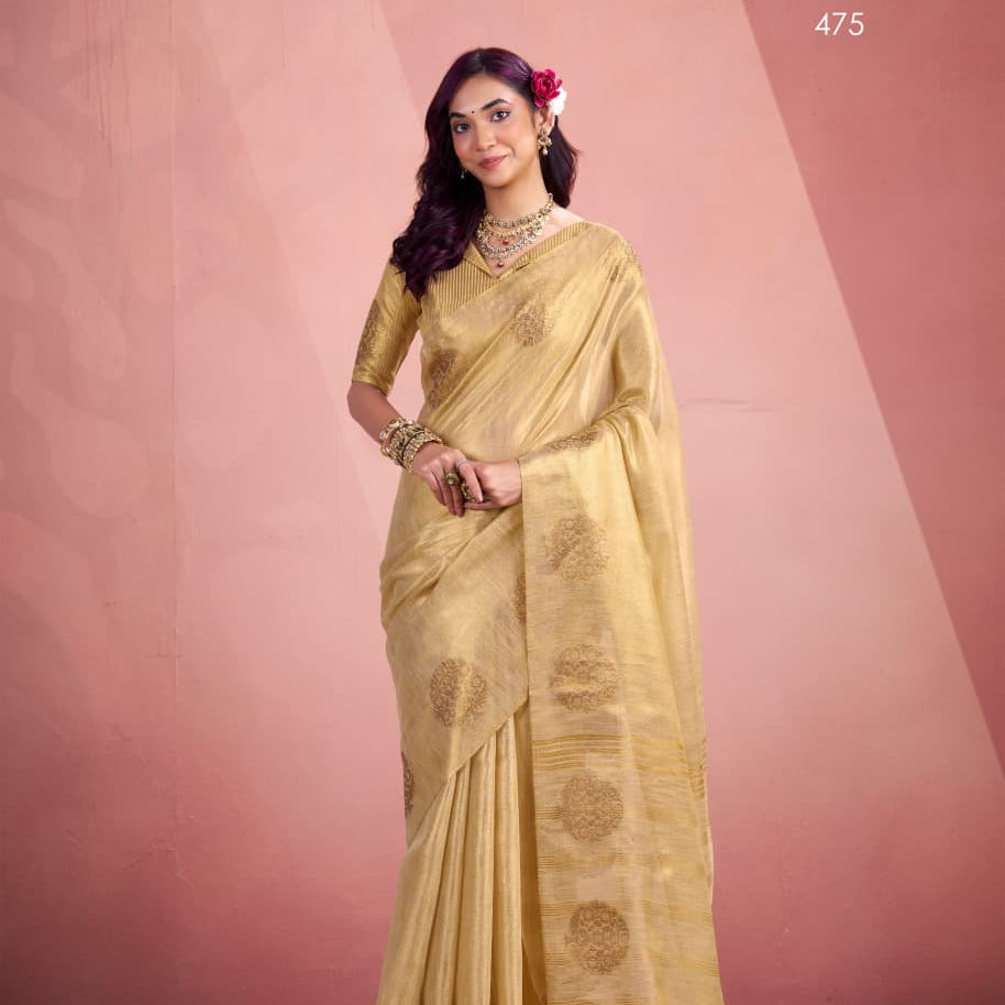 Wonderful Tissue Silk Saree Collection