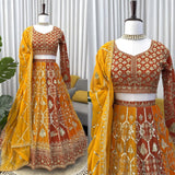 Elegance Embroidered Wedding Lehenga