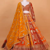 Elegance Embroidered Wedding Lehenga