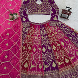 Elegance Embroidered Wedding Lehenga