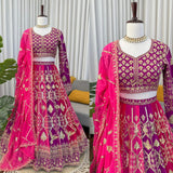 Elegance Embroidered Wedding Lehenga