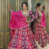 Elegance Embroidered Wedding Lehenga