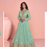 Saheen Viscose Silk Anarkali Gown